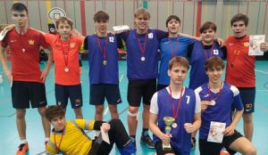 Pamatskolas “Rīdze” 8. – 9. klašu puišu komanda 77. skolēnu spartakiādē florbolā izcīnīja 1. vieta!