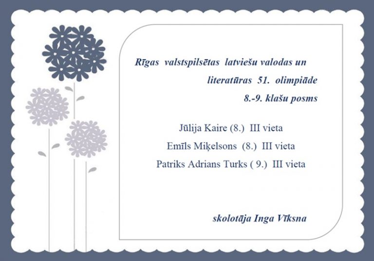 Sirsnīgi apsveicam!