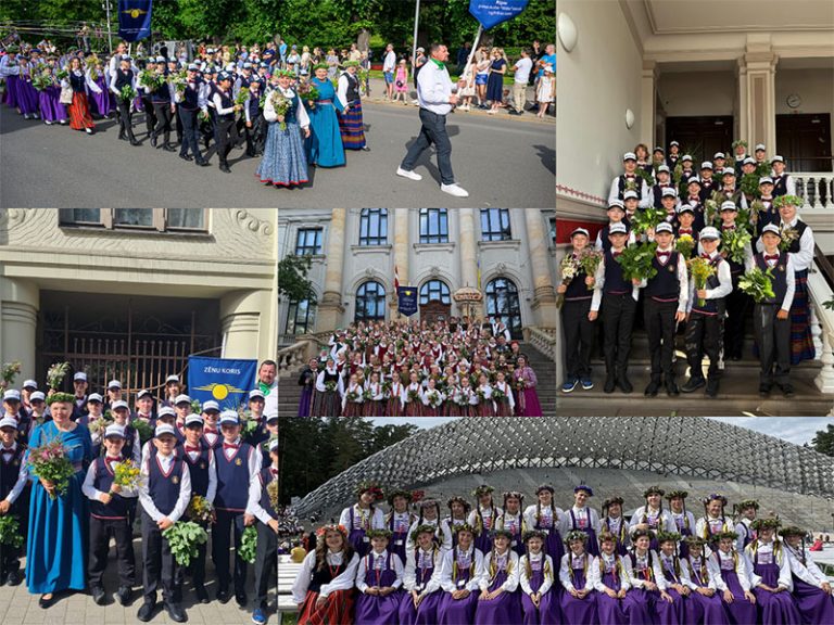 Rīgas pamatskolas “Rīdze” skolēni XIII Vispārējos Latvijas Skolu jaunatnes dziesmu un deju svētkos !