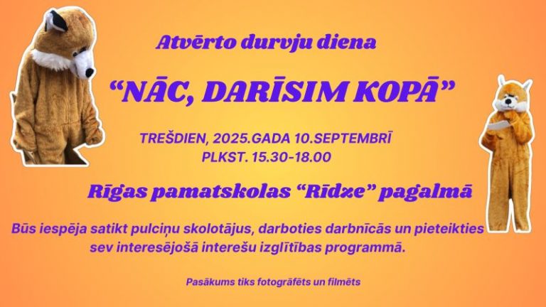 Atvērto durvju diena !