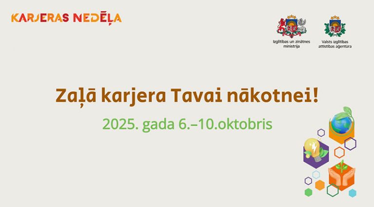 Karjeras nedēļa “Zaļā karjera Tavai nākotnei”