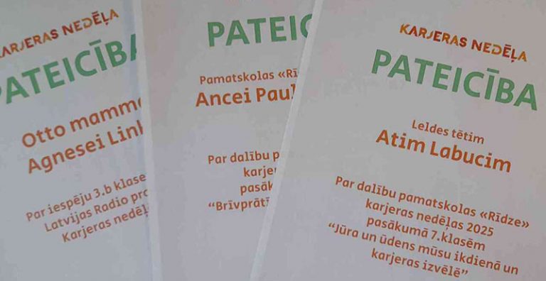 Karjeras nedēļa Latvijas skolās