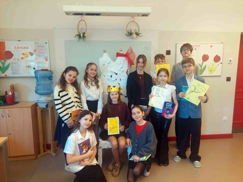 Skaļās lasī&scaron;anas sacensības.