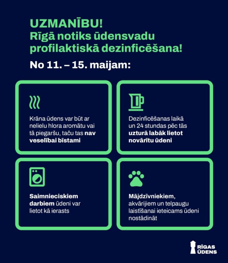 Ūdensvadu dezinficē&scaron;ana!