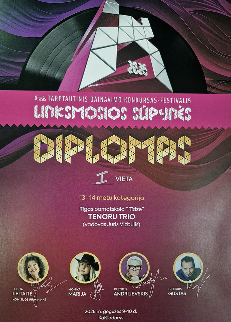 10. vokālistu festivāls “Līksmās šūpoles”.