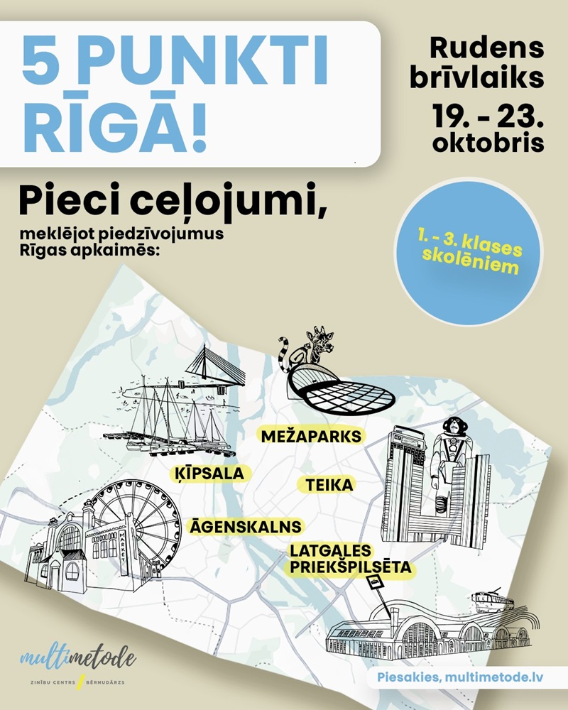 Pieci ceļojumi!