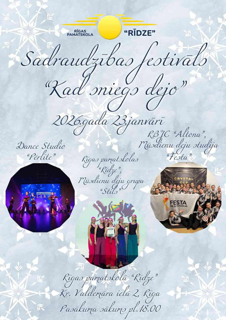 Festivāls “Kas sniegs dejo”