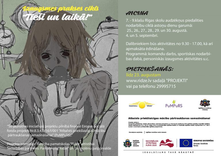 Izaugsmes prakses cikls jauniešiem”Tieši un laikā”