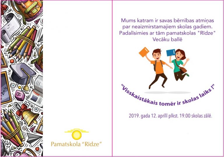 “Visskaistākais tomēr ir skolas laiks”